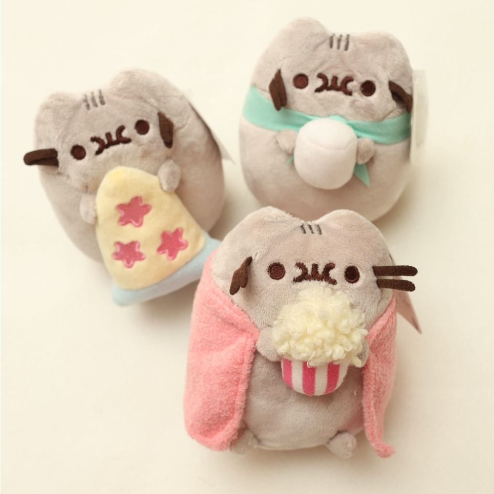 Cute Pusheen Cat Plush Trio Bundle All New with Tags